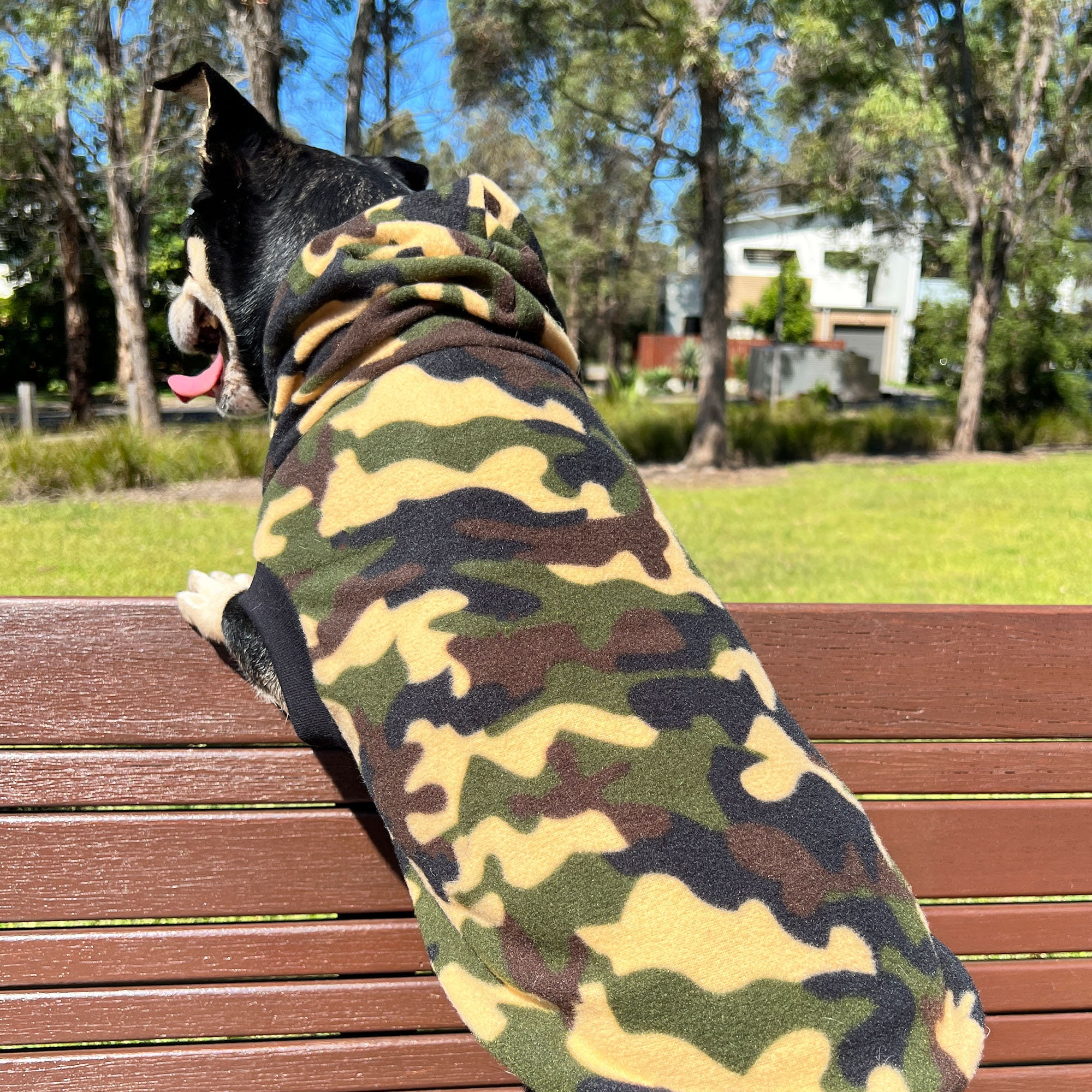 Camouflage Dog Hoodie - Image 2