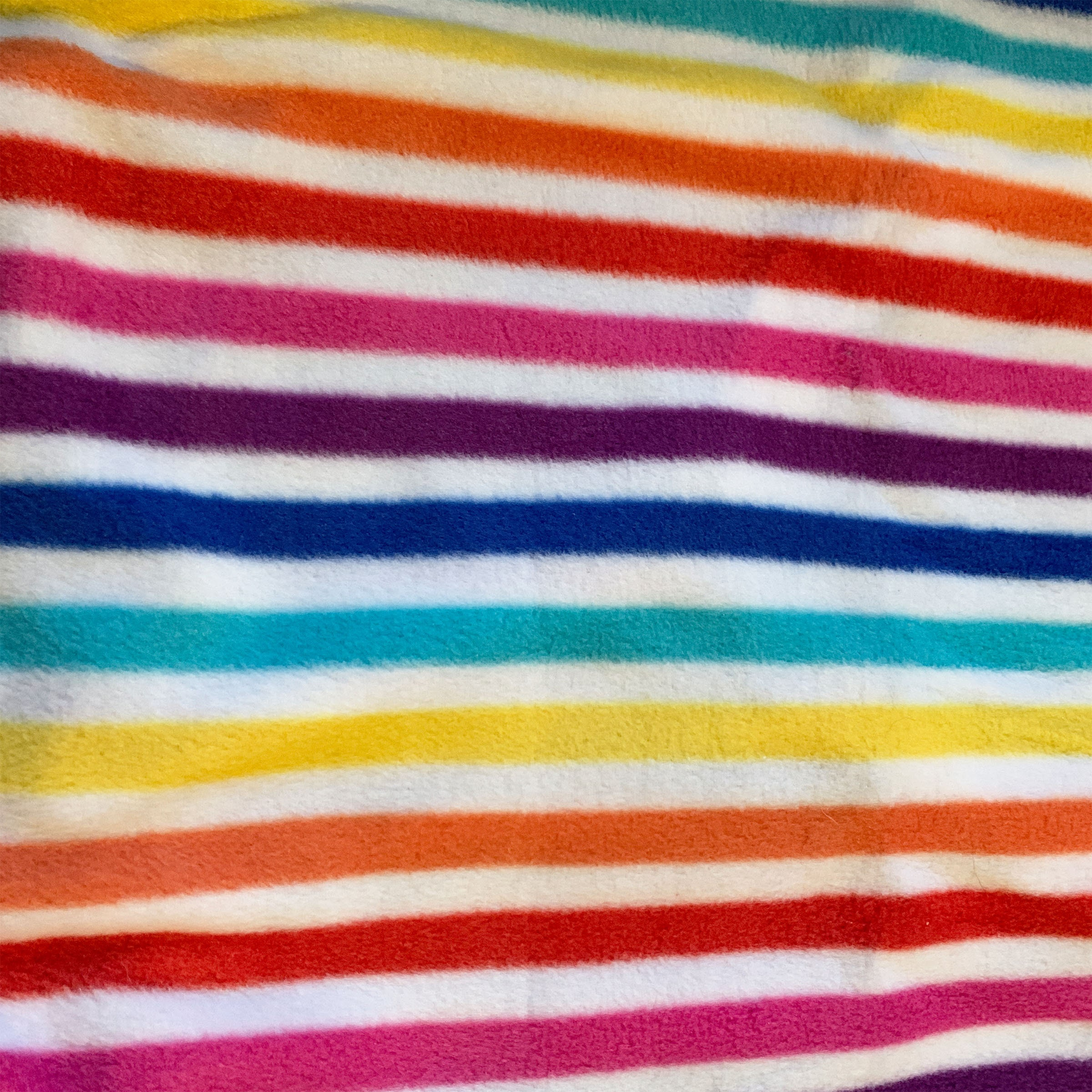 Rainbow Stripe Dog Hoodie with Gray Hood - Image 4