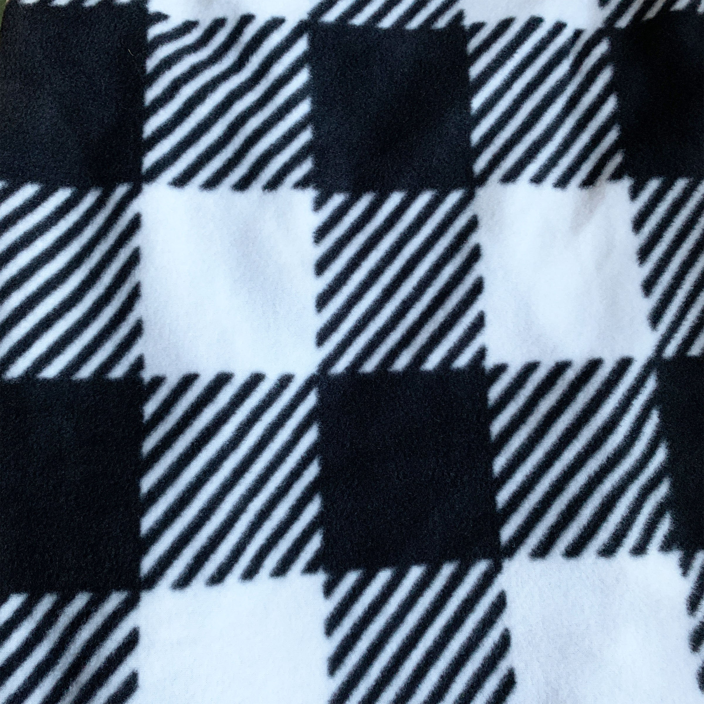 Black and White Plaid Dog Hoodie - Image 3
